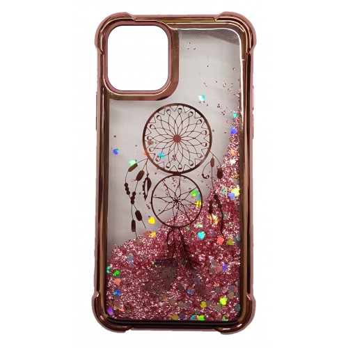 iPhone 14 Waterfall Protective Case Rose Gold Dreamcatcher